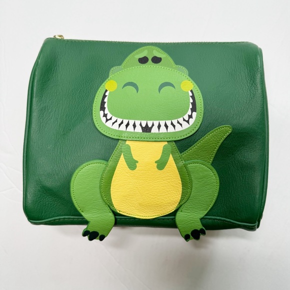 Disney Rex‎ Toy Story Pixar Loungefly Green Pouch Cosmetic Bag - Picture 2 of 10